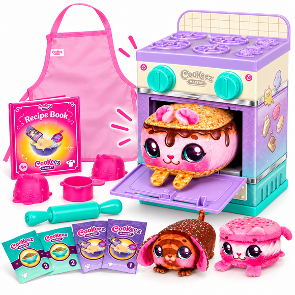  Cookeez Makery Lil' Bakez scented surprise plush toy set for children's gifts
