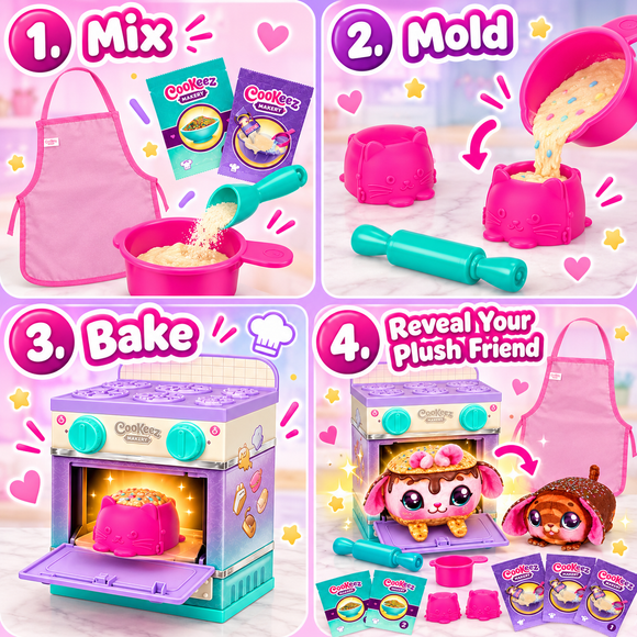Cookeez Makery Lil' Bakez pretend baking playset for imaginative play and collecting
