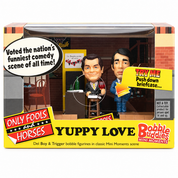 Only Fools and Horses Yuppy Love Mini Moments Bobble Buddies featuring Del Boy and Trigger
