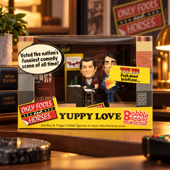  Bobble Buddies Mini Moments Only Fools and Horses boxed collectible display scene
