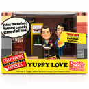 Del Boy falling through the open bar in the Yuppy Love miniature comedy scene
