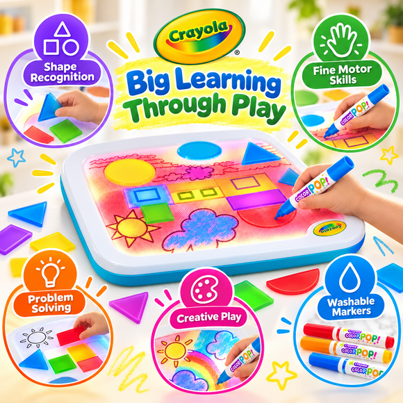  Children's light up activity toy for imaginative drawing and hands-on learning

