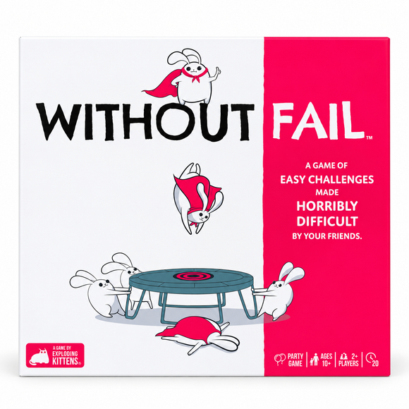  Without Fail team challenge game designed for 2+ players
