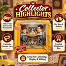 Del Boy and Rodney character figures from the classic British sitcom Only Fools and Horses
