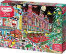 Jumbo, Falcon Contemporary Leicester Square at Christmas, Jigsaws Puzzle, 1000 Pieces for Adults-3