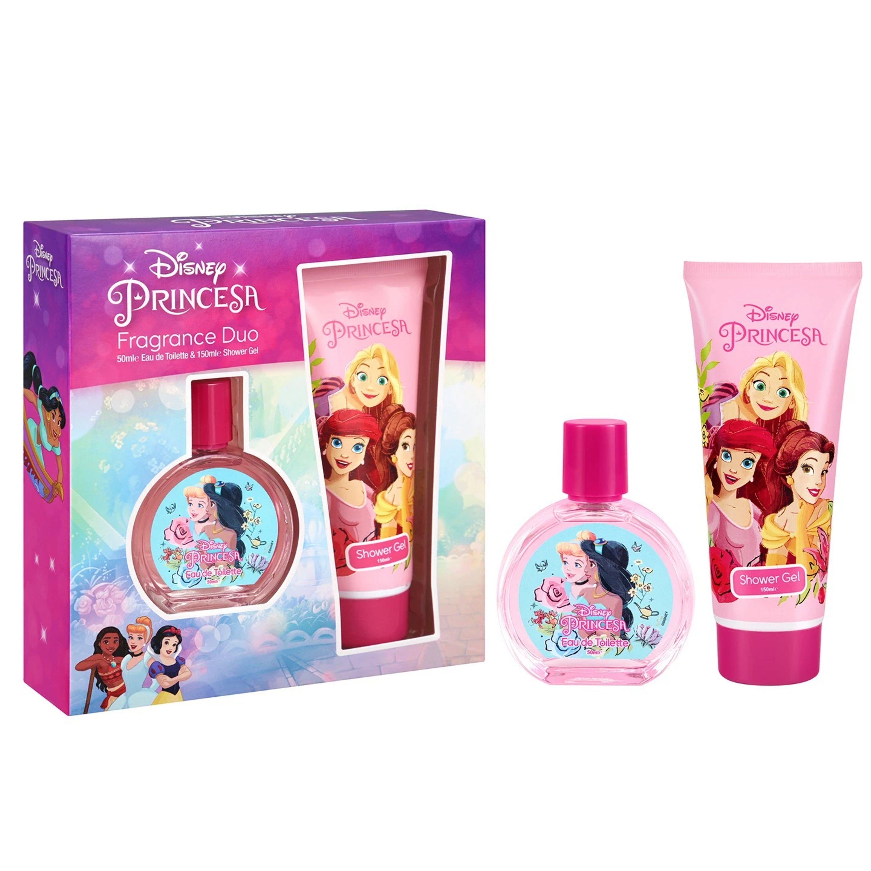 Disney Princess Fragrance Duo Gift Set – Eau de Toilette 50ml & Shower Gel 150ml EDT