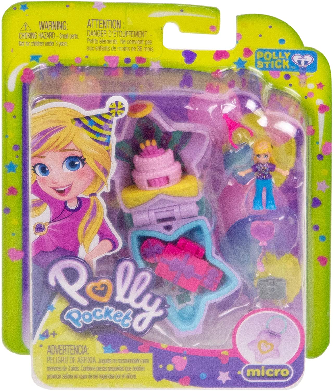 Polly Pocket Tiny Pocket Places Compact Playset Set of 2 - Stocking Fillers