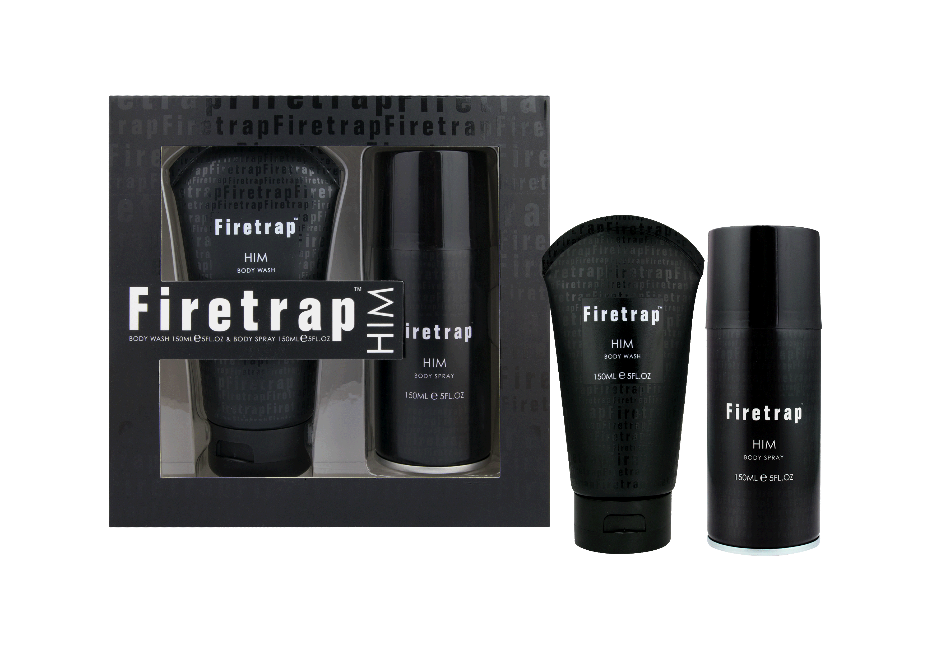 Firetrap Body Wash and Spray Duo Set, 150 ml