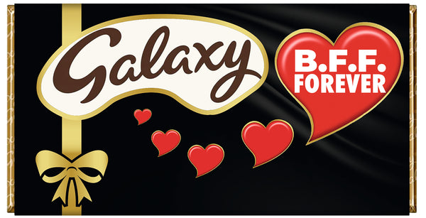 Galaxy Chocolate Personalised Gift Bars - Birthday Valentine, Special Occasions, I Love You, BFF, Thank You