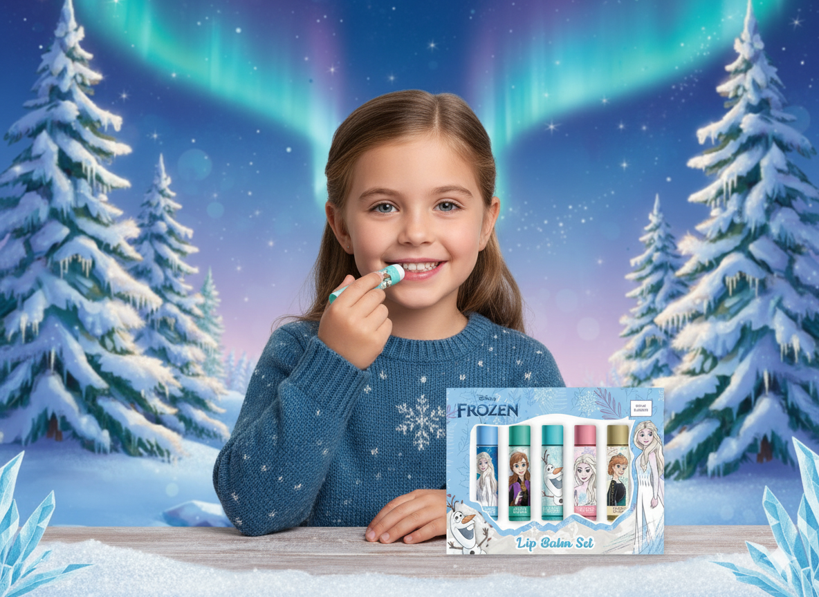 5-Pc Disney Frozen Lip Balm Set - Perfect Stocking Stuffer / Birthday Gift for Kids
