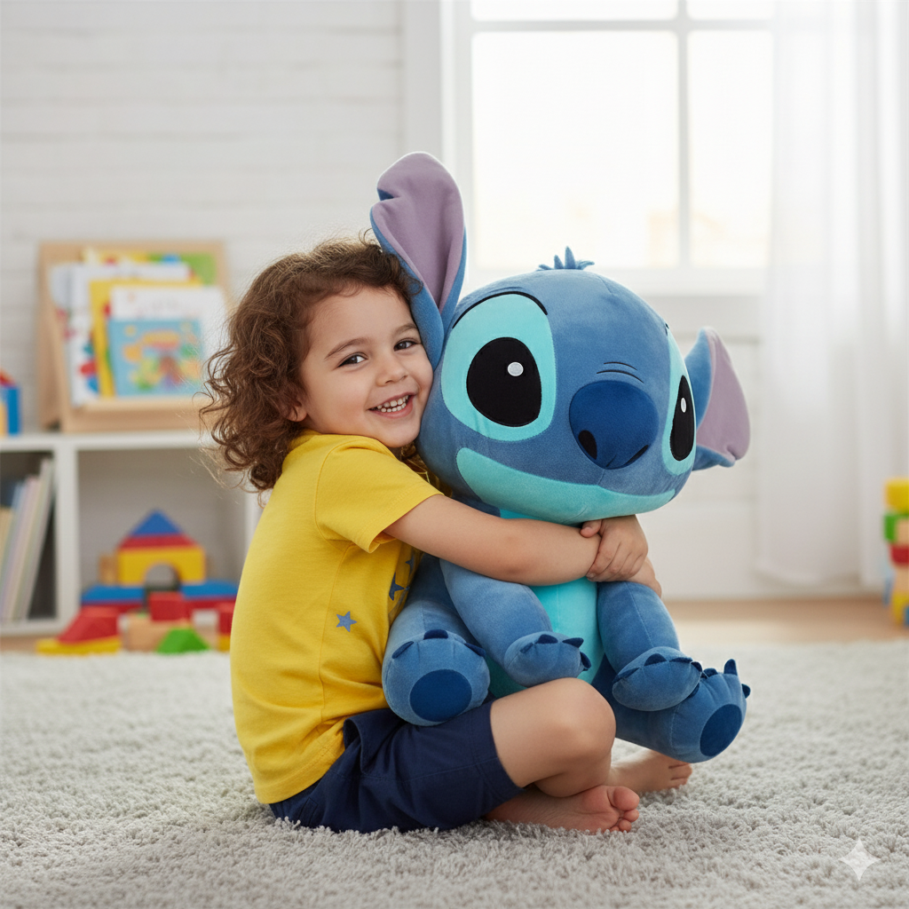 Giant 80cm Disney's Stitch Plush Toy - Extra Soft & Cuddly - 0