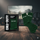 Call of Duty Official Green Crew Socks, Premium Ribbed Comfort, Cotton Blend-3