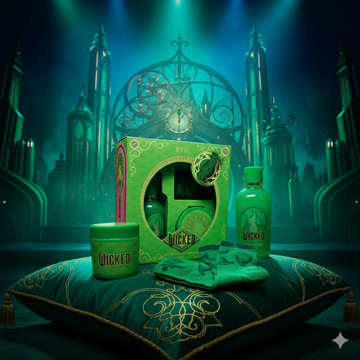 Wicked Elphaba Bath Gift Set – Bubble Bath, Body Butter & Socks - 0
