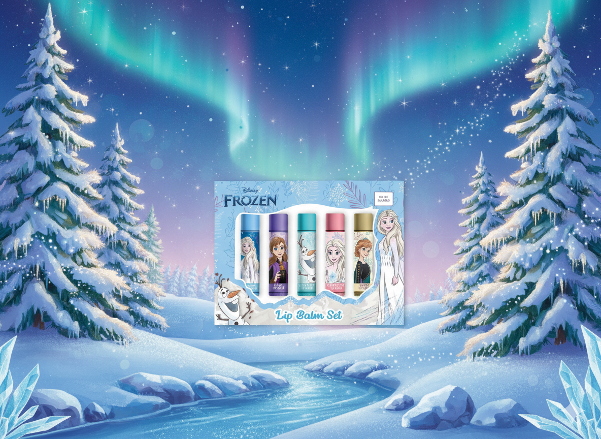 5-Pc Disney Frozen Lip Balm Set - Perfect Stocking Stuffer / Birthday Gift for Kids