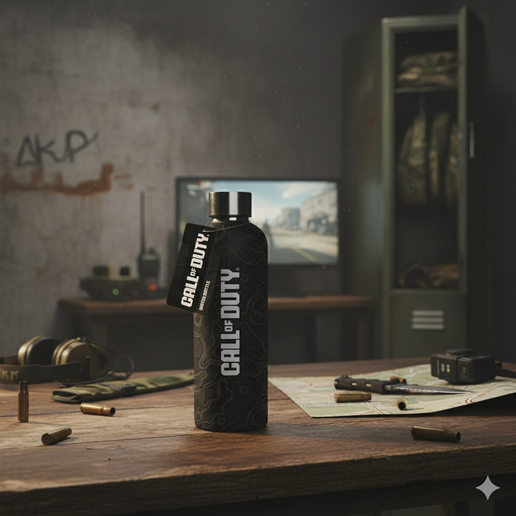 Call of Duty Stainless Steel Water Bottle 750ml Insulated Metal Bottle ...