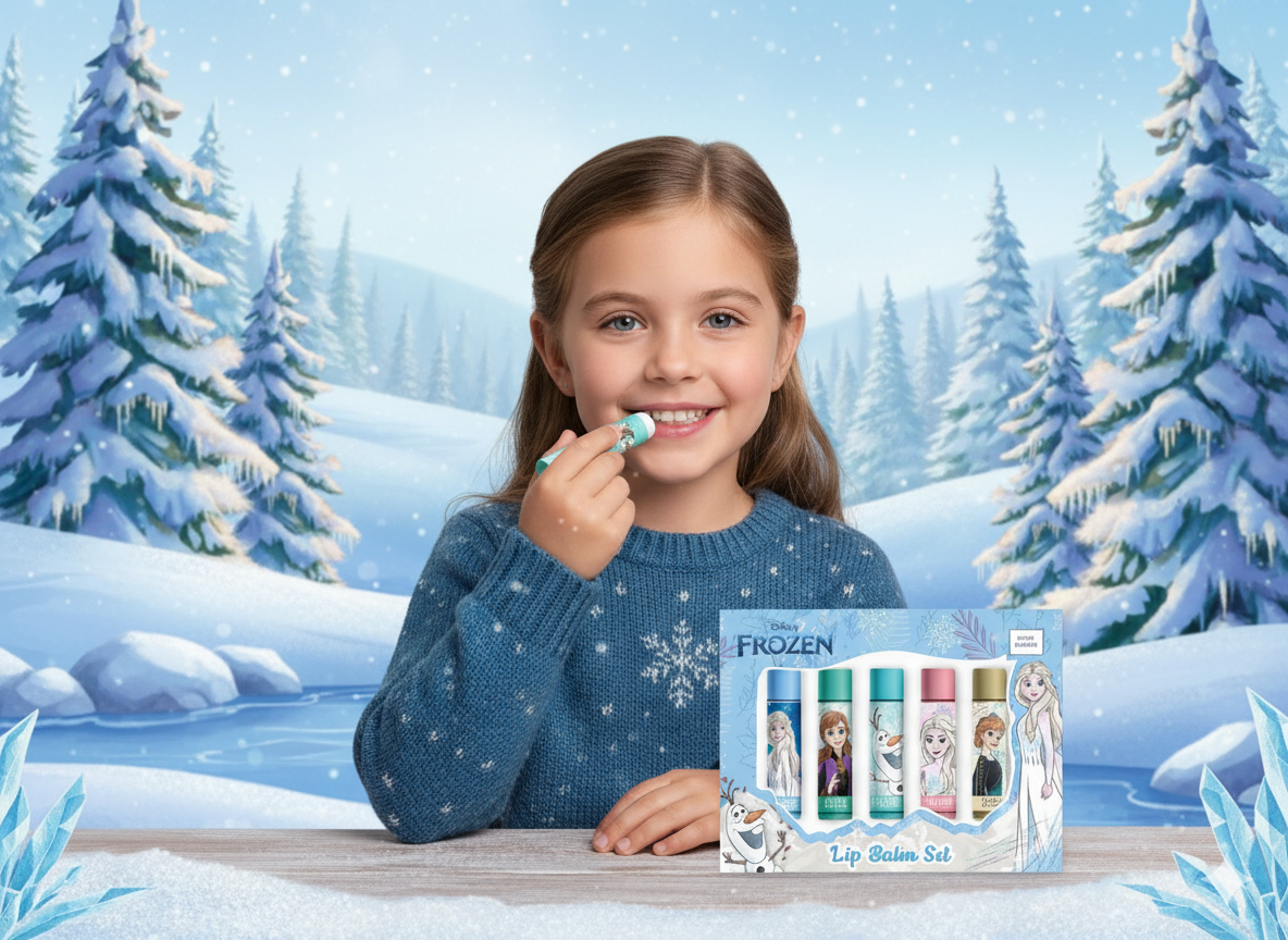 5-Pc Disney Frozen Lip Balm Set - Perfect Stocking Stuffer / Birthday Gift for Kids - 0
