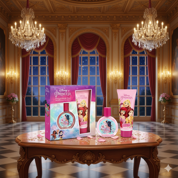 Disney Princess Fragrance Duo Gift Set – Eau de Toilette 50ml & Shower Gel 150ml EDT