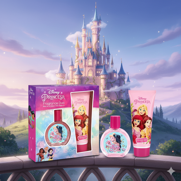 Disney Princess Fragrance Duo Gift Set – Eau de Toilette 50ml & Shower Gel 150ml EDT