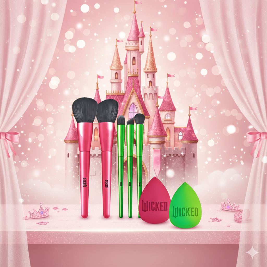 Official WICKED Makeup Brush & Set – 7 Piece Collection