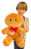 Christmas Extra Large Festive Plush - 100cm Santa, 60cm Green Elf & 50cm Gingerbread Man-6