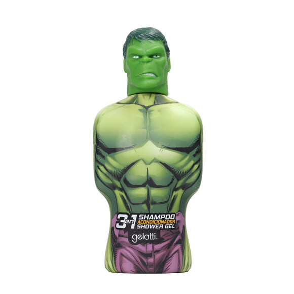 Marvel 3D Bath & Shower Gel Shaped Figures 3 in 1 Shampoo Conditioner Shower Gel - Hulk (Copy)