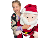 Christmas Extra Large Festive Plush - 100cm Santa, 60cm Green Elf & 50cm Gingerbread Man-14