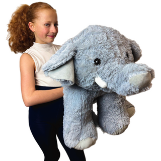 Extra Large Cuddly Baby Elephant Plush