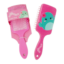 Squishmallows Paddle Hair Brush for Kids Graciela Mint Barrel Cactus