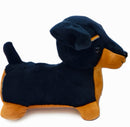 Sausage Dog Puppy Plush 14cm (Black)-2