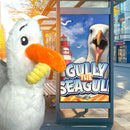 Seagull Plush Toy 24cm with Chip in Mouth Bird Soft Toy-6