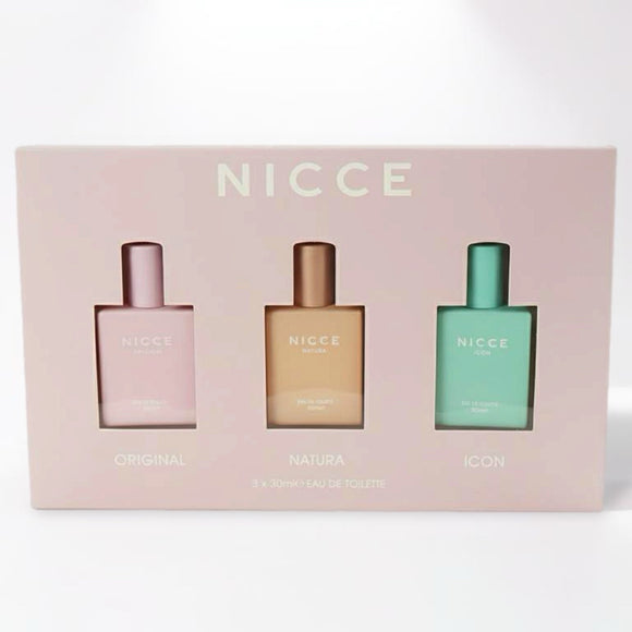 Share NICCE Women’s Eau de Toilette Gift Set - 3 x 30ml Mothers Day Gift