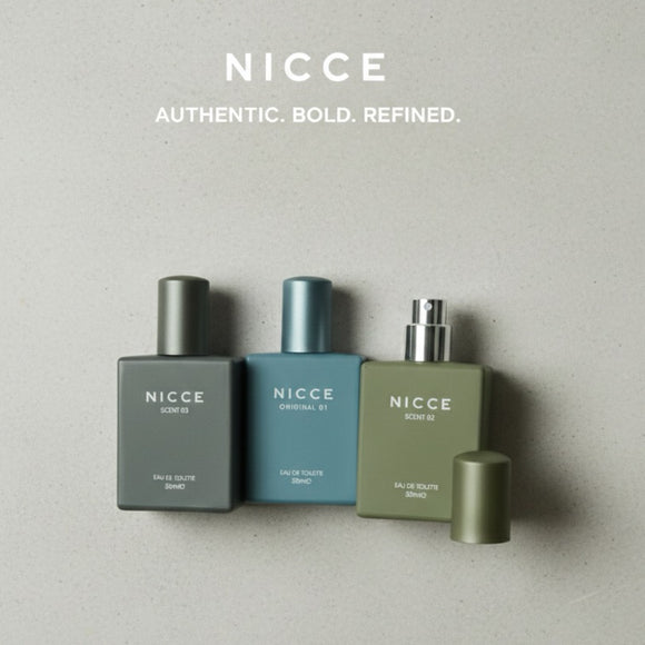 NICCE Eau de Toilette Gift Set – 3 x 30ml Men’s Fragrance Collection