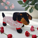 Valentines Plush Dachshund Sausage Dog Soft Toy-2