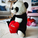 Valentines - I Love You - Panda Bear - Large Giant Plush 80cm with Heart (Heart Colour Sent at Random)-4