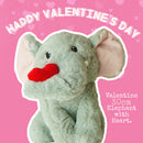 Deluxe Paws Cute Elephant with Heart Valentines Cuddly Toy 30cm Super Soft Plush Toy-1
