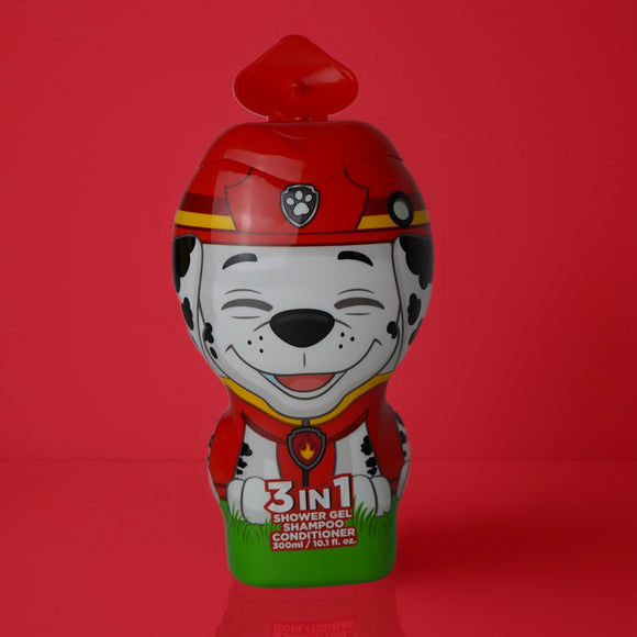 PAW Patrol Kids Gift Set Marshall 3in1 Shower Gel Shampoo Conditioner & Sponge