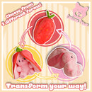 Easter Zip'Emals Reversible Bunny Plush (3 Assorted - Fruits & Veg)-14