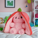 Easter Zip'Emals Reversible Bunny Plush (3 Assorted - Fruits & Veg)-17