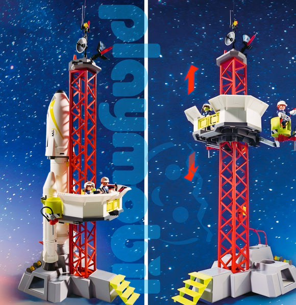 Playmobil 9488 Space Mars Mission Rocket with Launch Site with Lights and Sound