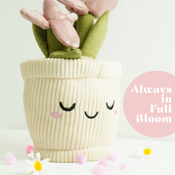 Deluxe Paws Daisy Plant Plush Toy Kawaii Plushie, 10"