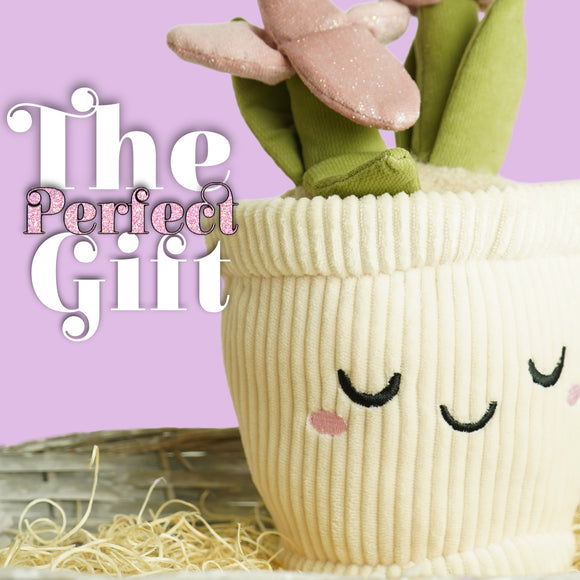 Deluxe Paws Daisy Plant Plush Toy Kawaii Plushie, 10"