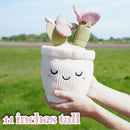 Deluxe Paws Daisy Plant Plush Toy Kawaii Plushie, 10"-22