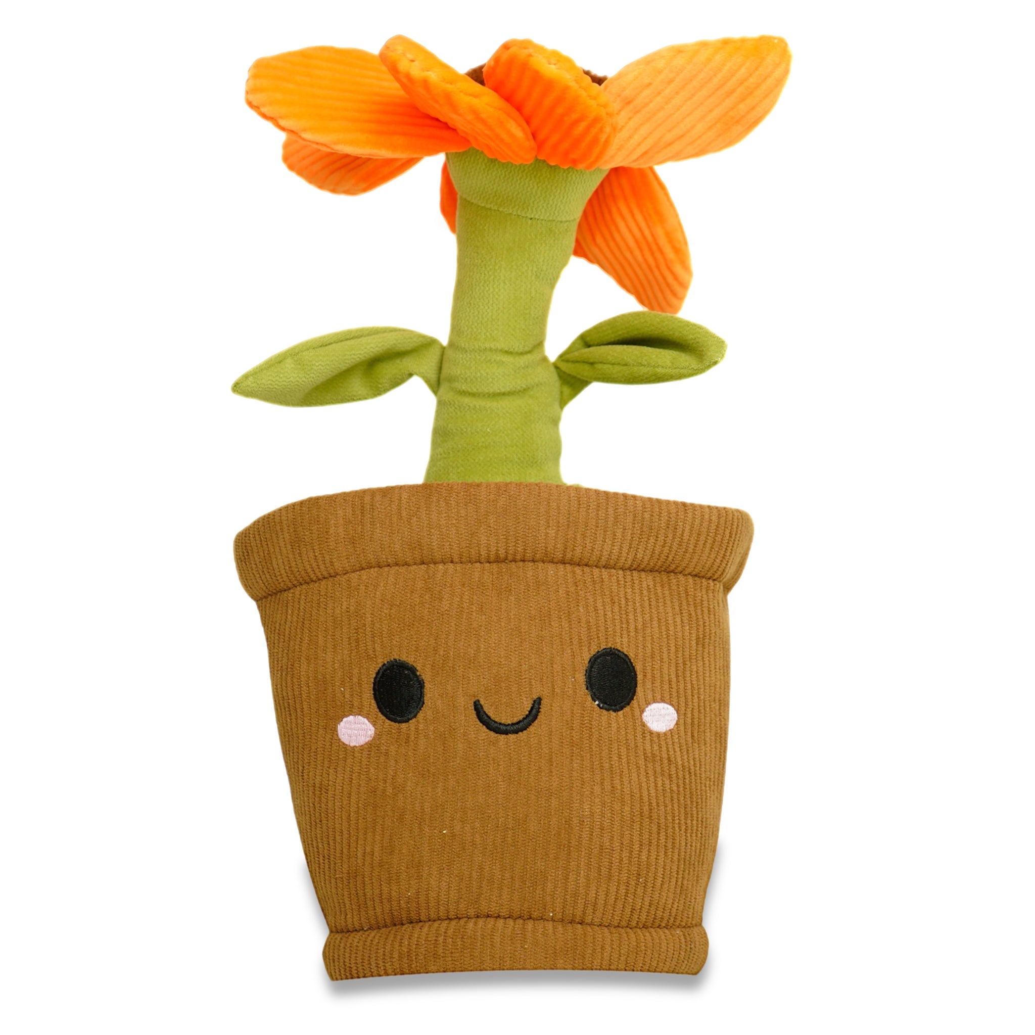 Deluxe Paws Daisy Plant Plush Toy Kawaii Plushie, 10"