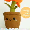 Deluxe Paws Daisy Plant Plush Toy Kawaii Plushie, 10"-5