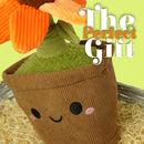 Deluxe Paws Daisy Plant Plush Toy Kawaii Plushie, 10"-10