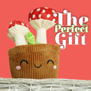 Deluxe Paws Daisy Plant Plush Toy Kawaii Plushie, 10"-15