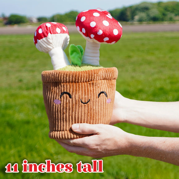 Deluxe Paws Daisy Plant Plush Toy Kawaii Plushie, 10"