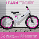 Bixe - Pro Balance Aluminium Bike (3 to 7 Years Old, 50kg) - Pink - 16 inch-8