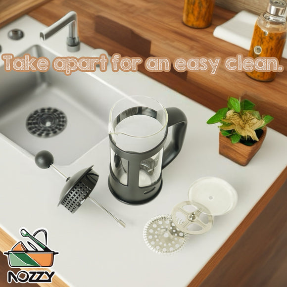 Nozzy French Press Coffee & Tea Maker 350ML