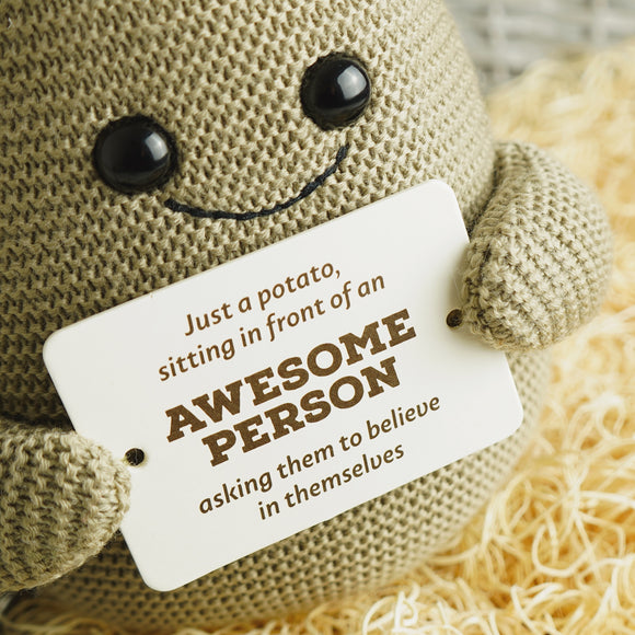 BIG DAVE Positive Potato Official Emotional Support Gifts - Original Hooked by Bex